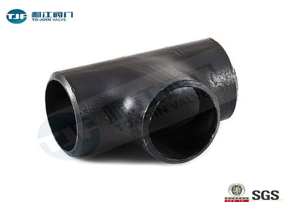 Cina SCH 80 Fitting Pipa Industri Carbon Steel Equal Tee Untuk Pengolahan Limbah pabrik